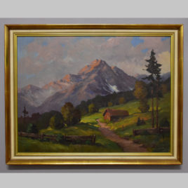 Eduard Gerersdorfer, Gebirgslandschaft, 1946