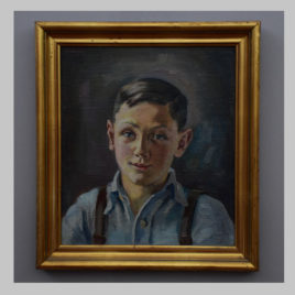 Maria Sturm, Porträt eines Jungen, 1948