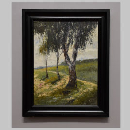R. Schuck, Landschaft mit Birken, 1. H. 20. Jh.