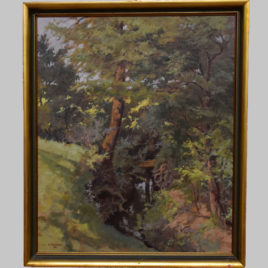 Stefan Haslmayer, Bachlauf, 1952