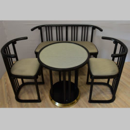 Sitzgarnitur Fledermaus, Josef Hoffmann made by Wittmann Austria, um 1970