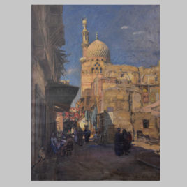 Lucie Caroline Reiner, Orientalisches Straßentreiben, 1. H. 20. Jhd.