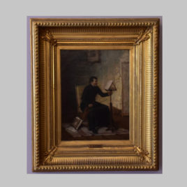 A. Kern, Geigender Priester, um 1870