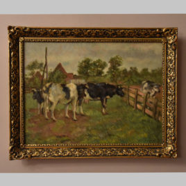 Karl V. Mayr, Landschaft mit Weidevieh, 1. H. 20. Jhd.