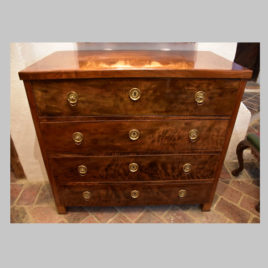 Kommode, 4ladig, um 1825